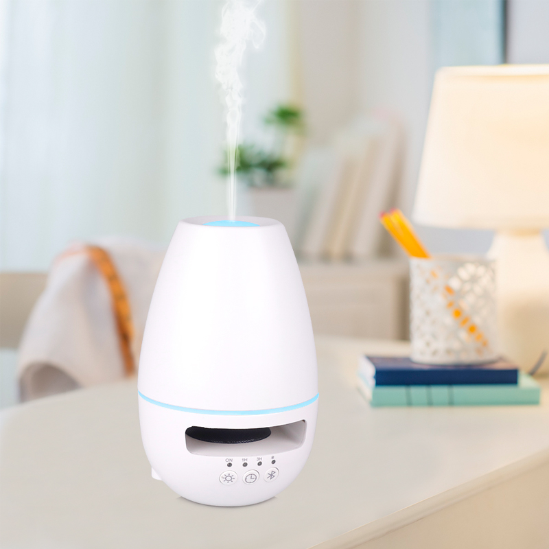 Máy khuếch tán tinh dầu phun sương kiêm loa bluetooth 300ML - Hàng chính hãng