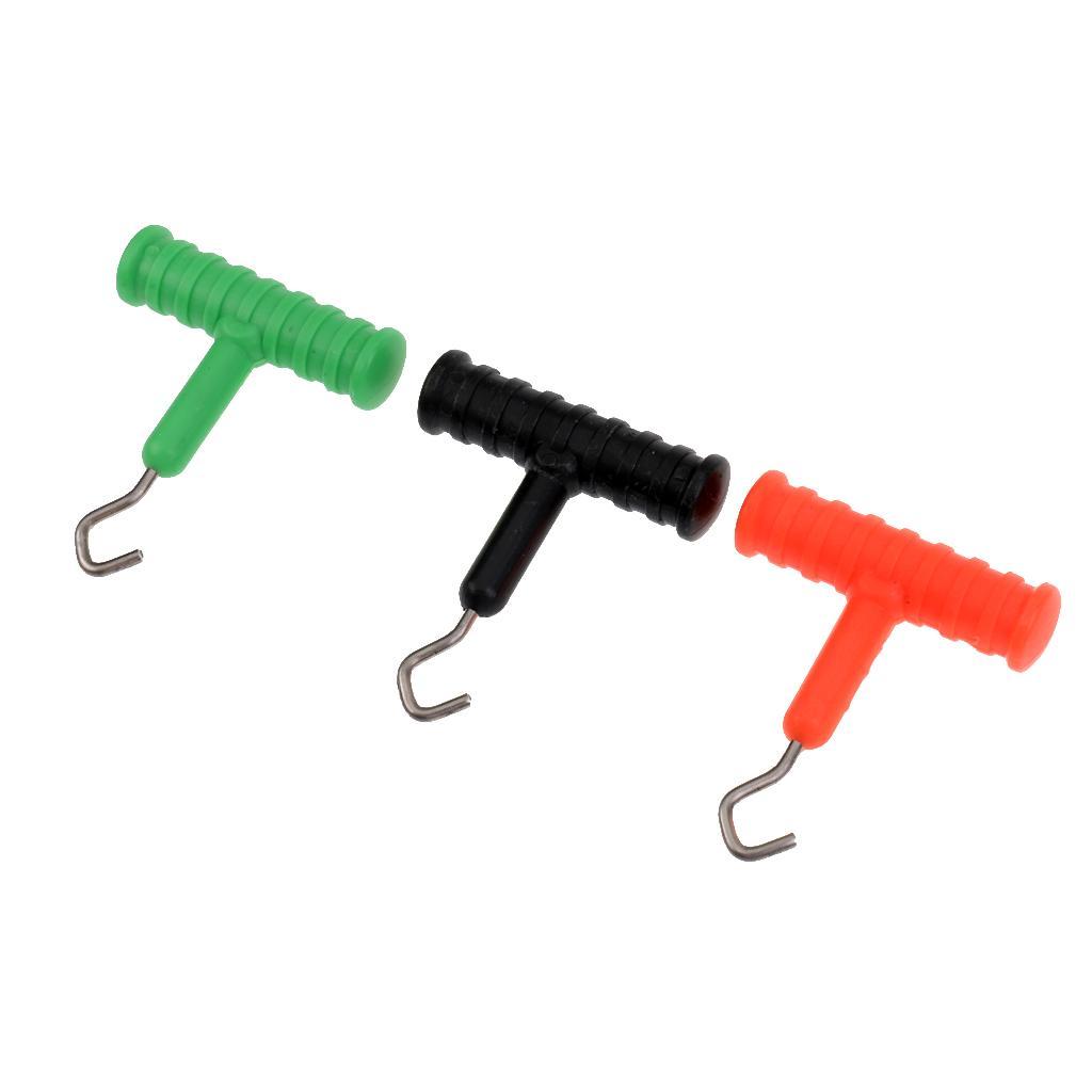 6Pcs Knot Rig Puller Knot Tester Tightener Hair Rig Tool Carp Fishing Terminal Tackle for Hair Rig