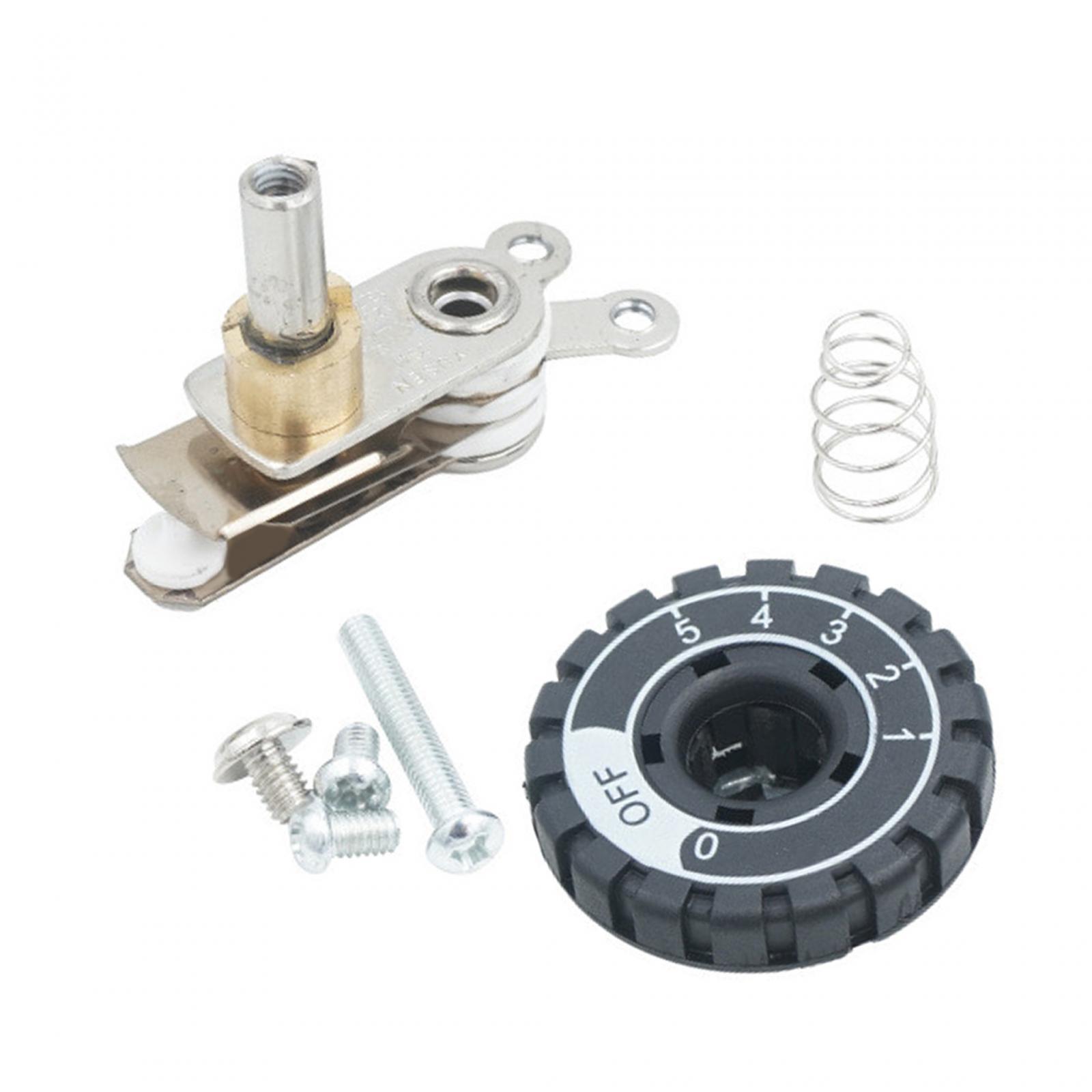 Steam Iron Thermostat Knob Switch Temperature Control Replacement Part for ES94A