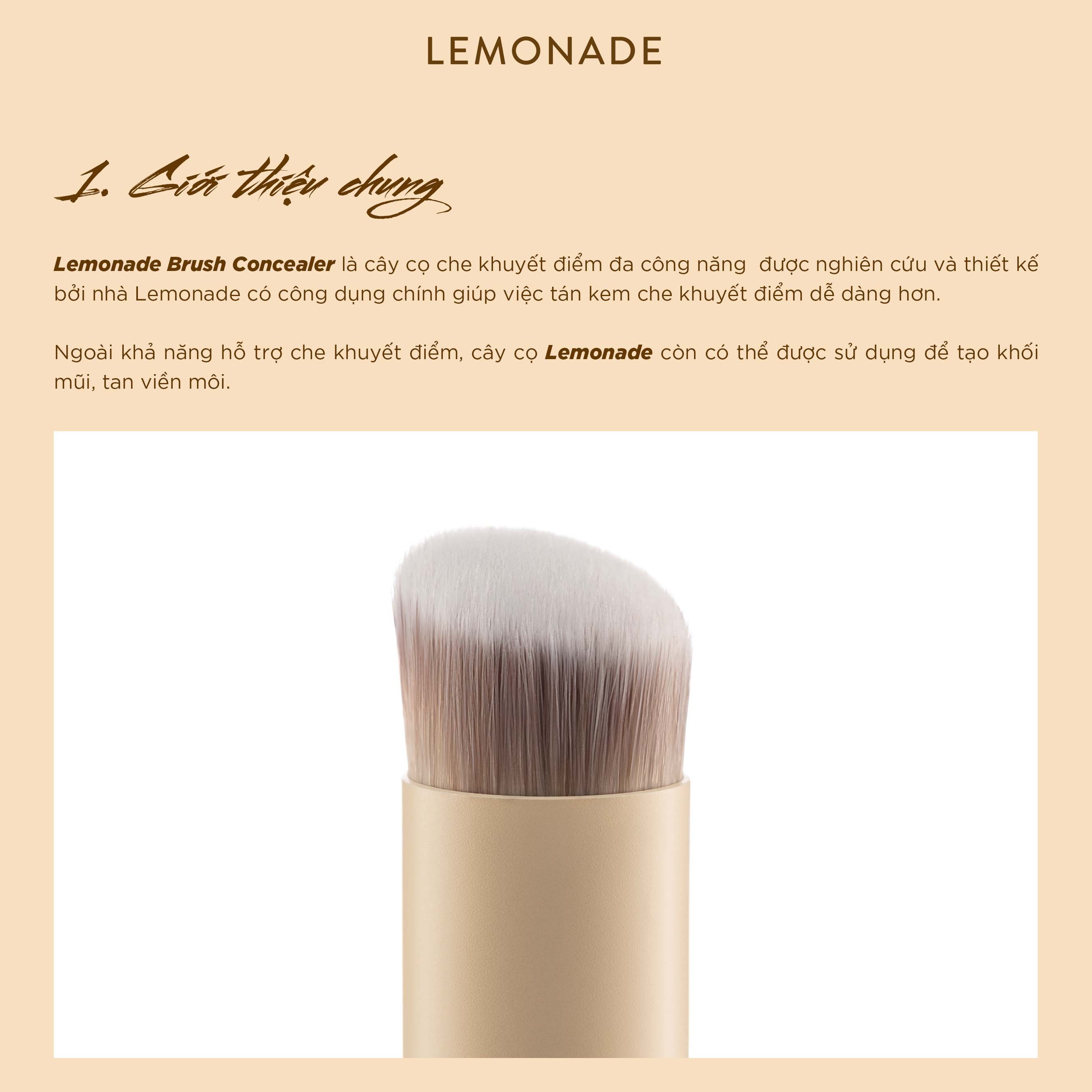 Cọ che khuyết điểm Lemonade Concealer Brush 10g