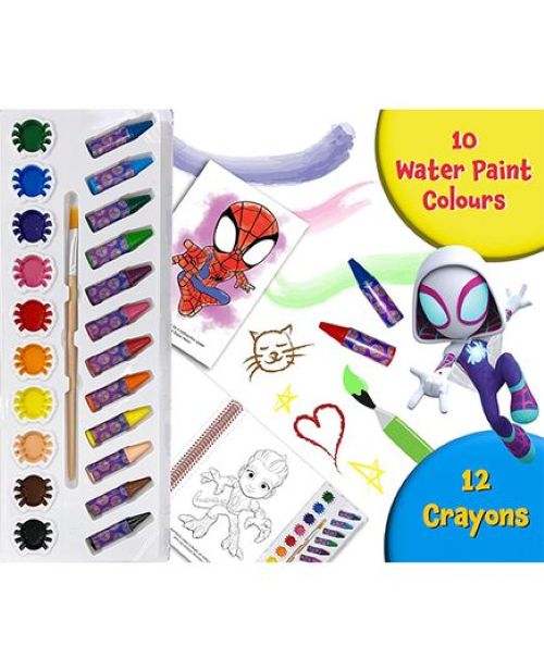 Marvel Spidey And Amazing Friends Deluxe Poster Paint &amp; Color - Phidal