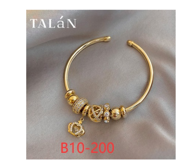 Vòng đeo tay vương miệng vàng
