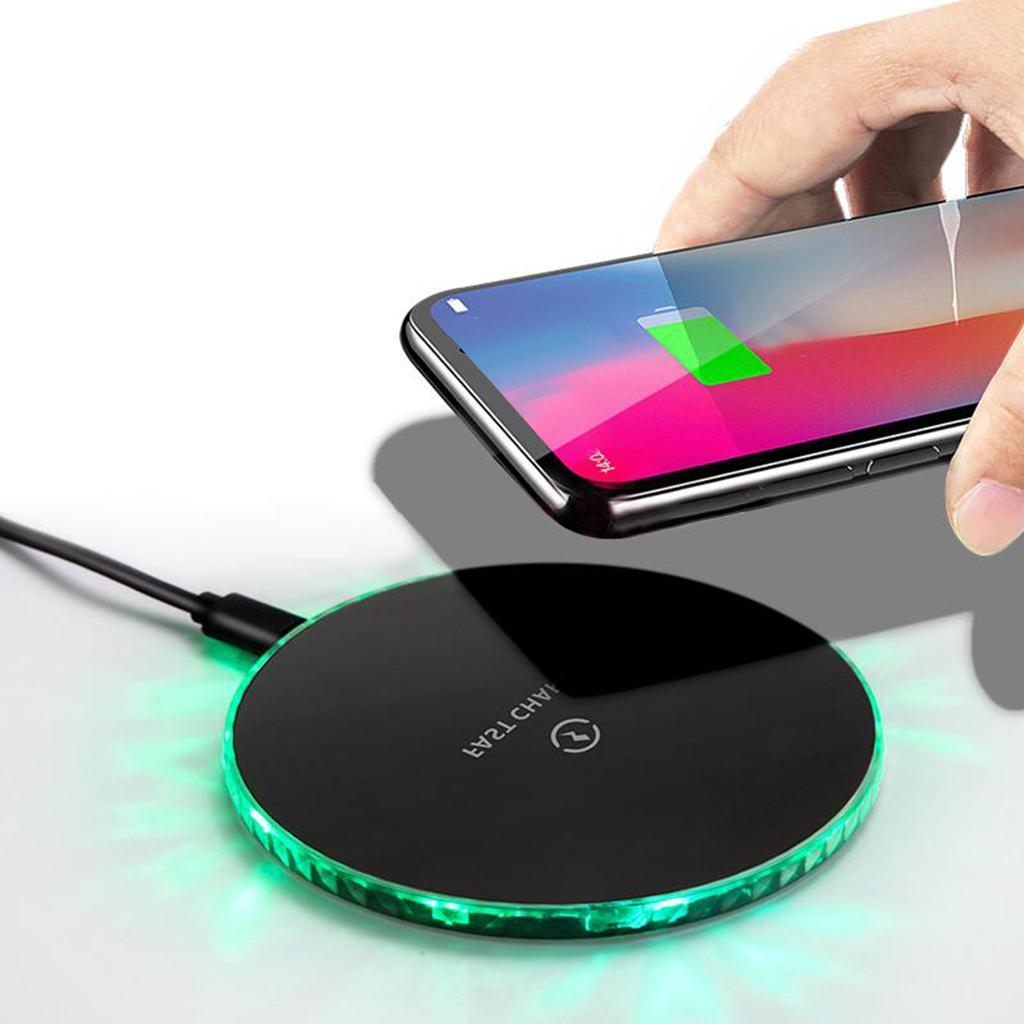 Wireless  15w  Charging Pad QC 3.0 for   Black