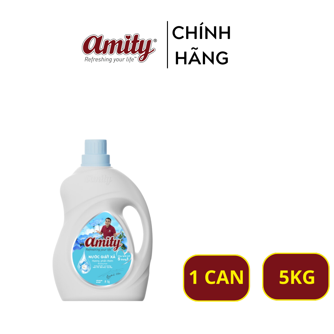 Nước giặt xả Amity 5kg (Can) - Sản phẩm làm sạch hiệu quả