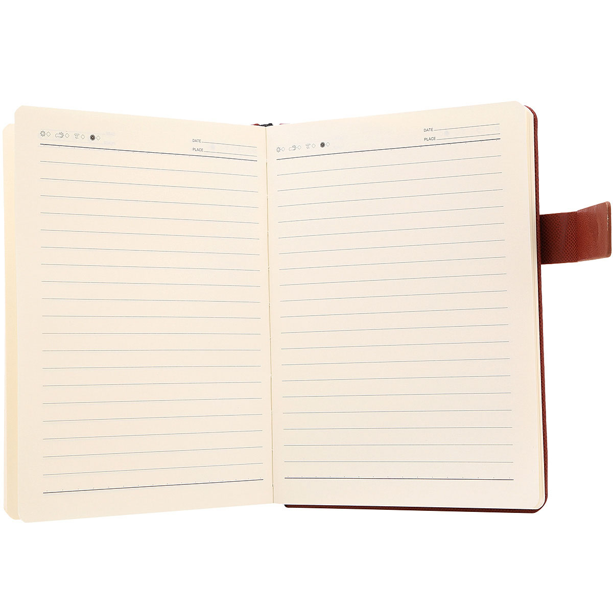 Sổ Da Trung Nút Hít Baoke BK 1025