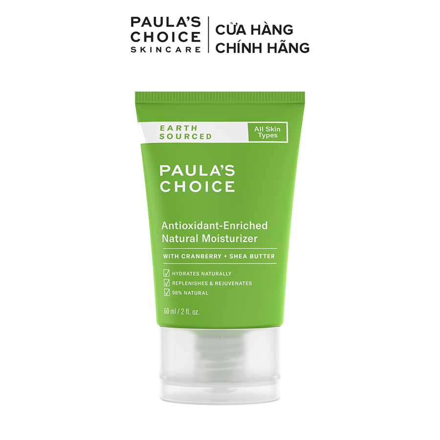 Kem dưỡng ẩm nguồn gốc thiên nhiên chống oxi hóa Paula’s Choice Earth Sourced Antioxidant Enriched Natural Moisturizer 60ml 8520