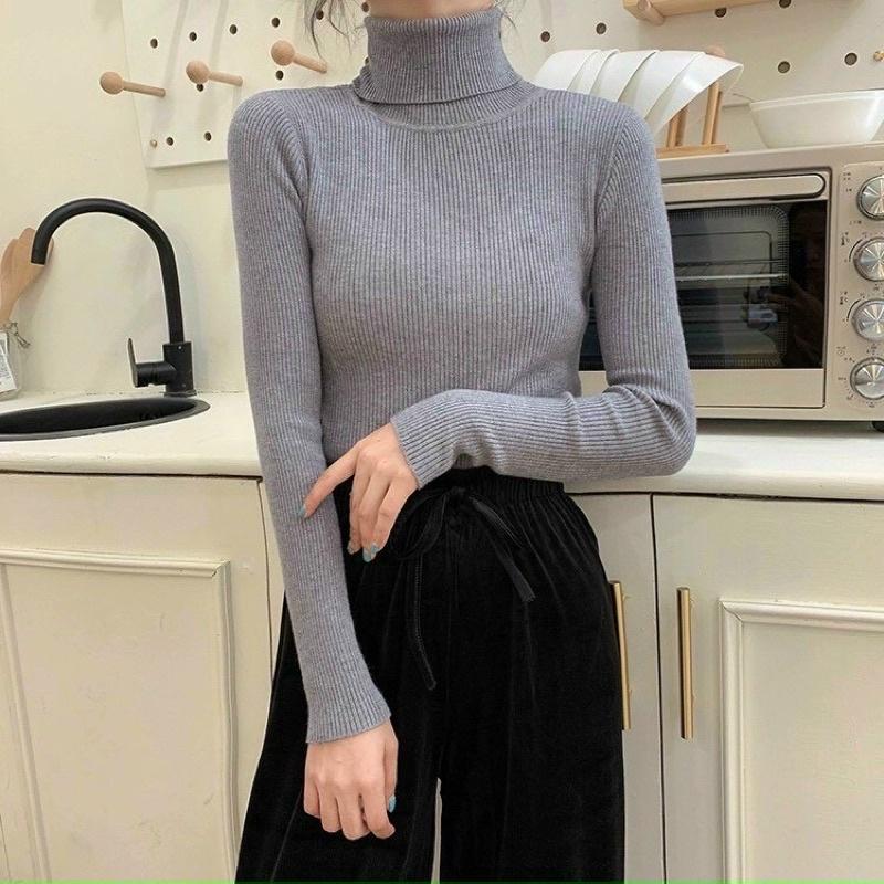 Áo len tăm basic nhiều màu dễ mix đồ