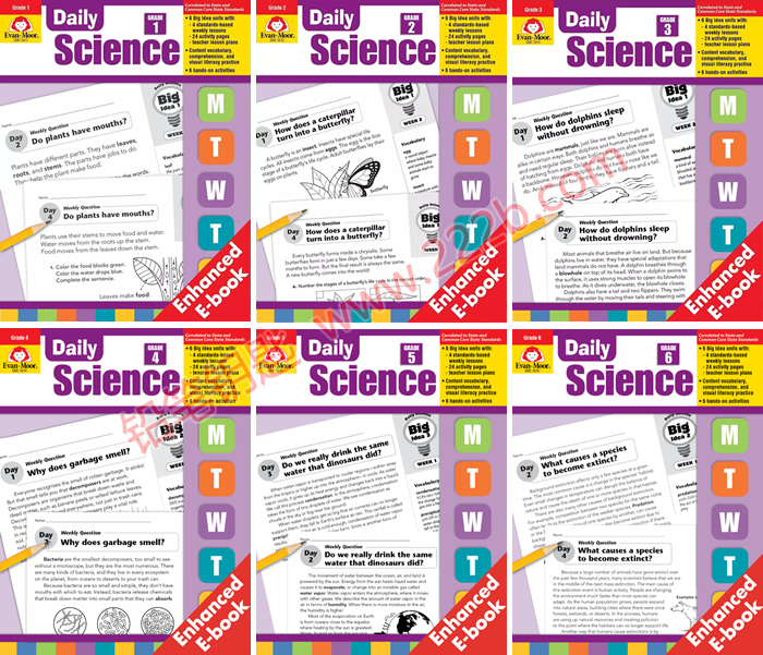 Flash card - Daily Science 6 level