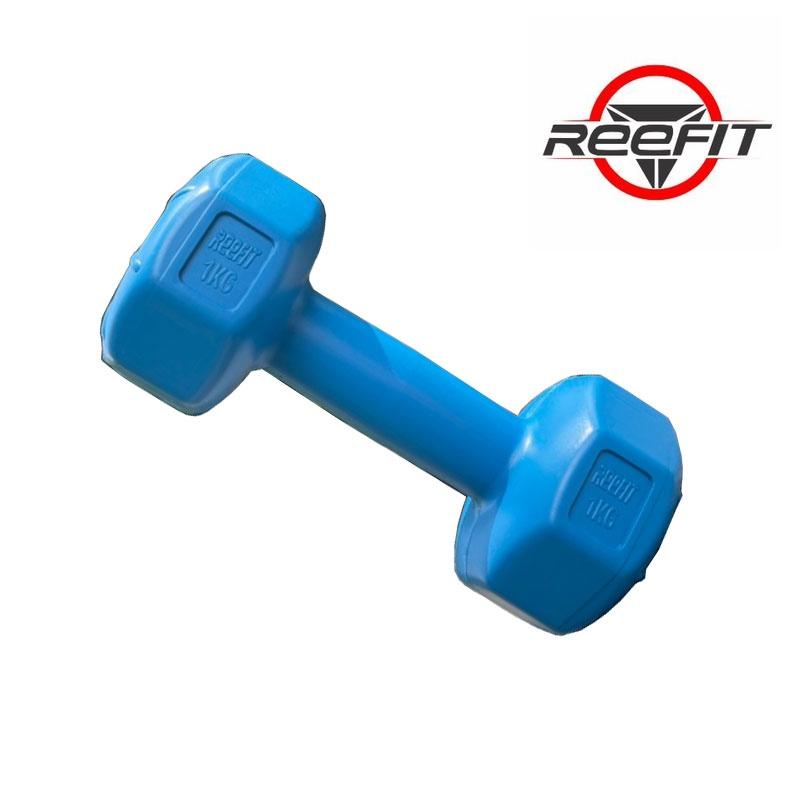 Tạ nhựa tay bát giác Reefit có ruột