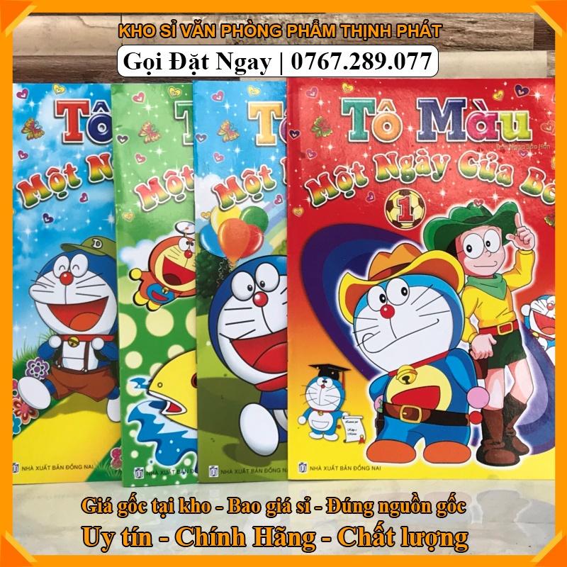 TẬP TÔ MÀU DORAEMON:Một ngày của bé