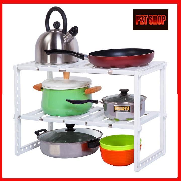 KỆ GẦM BẾP ĐỂ XONG NỒI DỤNG CỤ NHÀ BẾP ĐIỀU CHỈNH ĐỘ DÀI TÙY Ý