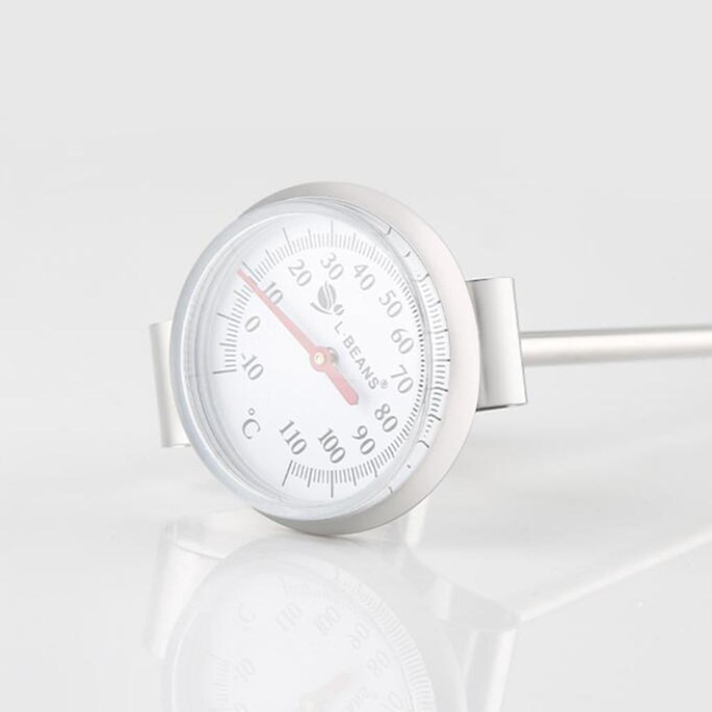 3x Espresso Milk Frothing Pitcher Latte Art Coffee Jug & Coffee Thermometer