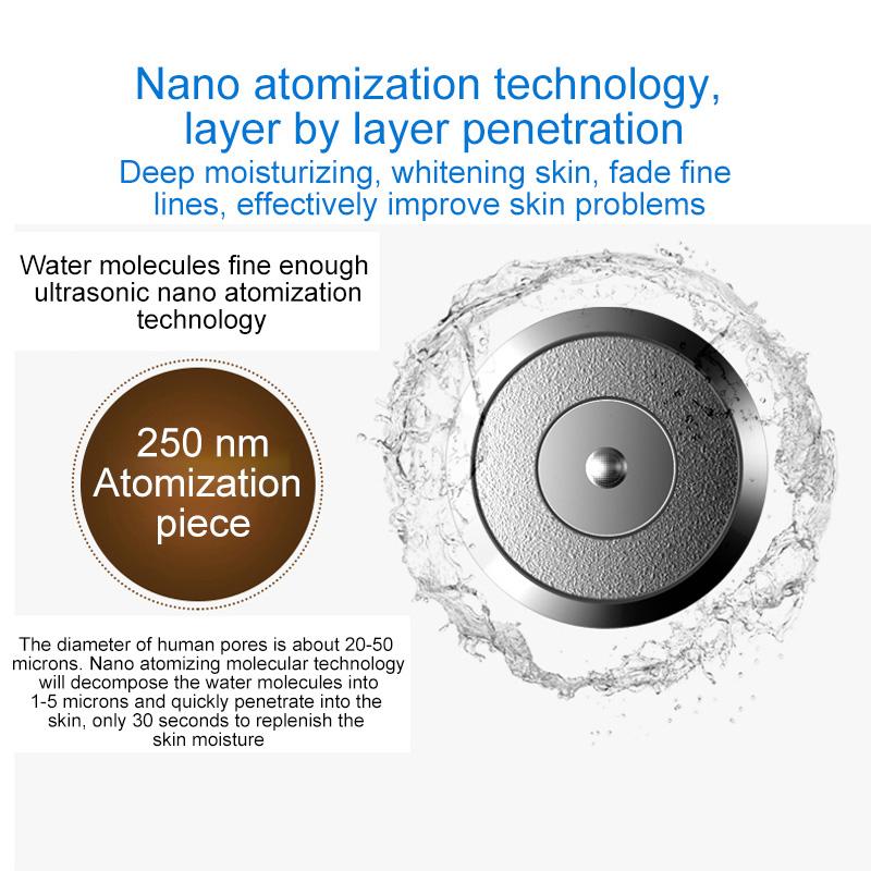 Di Động USB Nano Máy Tạo Độ Ẩm Phun Sương Dưỡng Ẩm Da Mặt Phun Nhà Phòng Ngủ Văn Phòng Chăm Sóc Sắc Đẹp Thông Minh Tự Động Hương Thơm Khuếch Tán Tinh Dầu