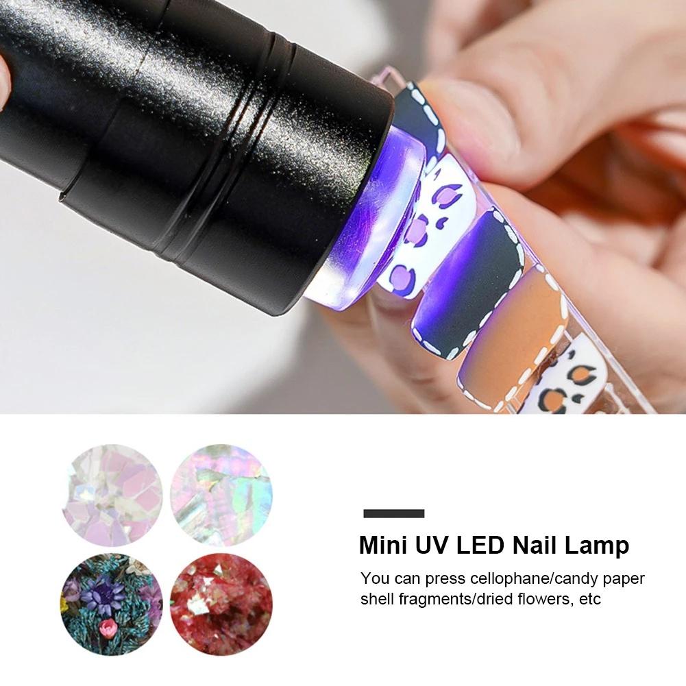 Đèn LED Hong Khô Móng Tay UV Mini Nhanh Chóng Với 4 Màu Tùy Chọn