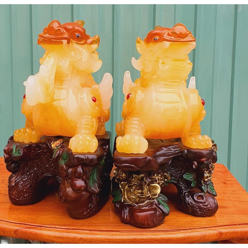 CẶP TƯỢNG TỲ HƯU CAO 24CM