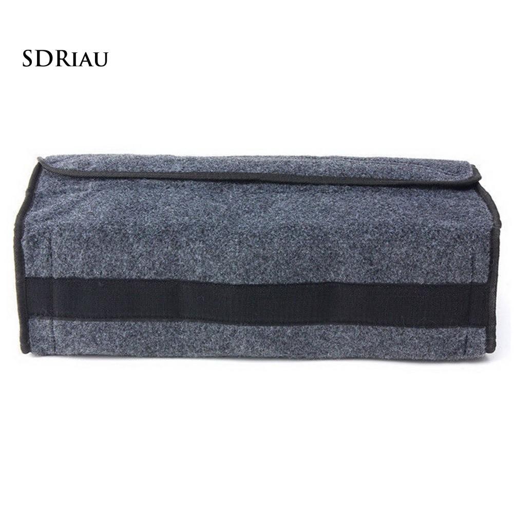 Túi vải dạng hộp đựng đồ để cốp sau xe hơi 49cm x 16cm x 24cm