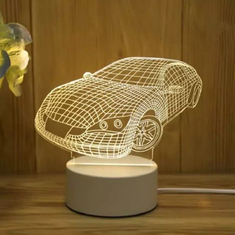 Đèn ngủ 3D hình OTO, XE HƠI lạ mắt