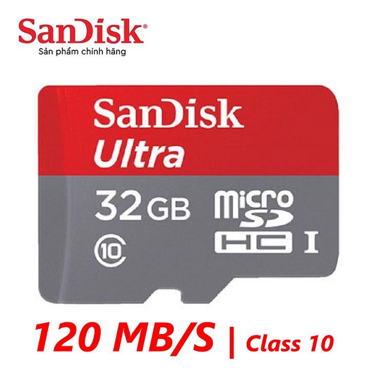 Thẻ Nhớ Sandisk 64GB / 32GB / 128GB /Cho Điện Thoại / Máy Ảnh /Camera- Hàng chính hãng