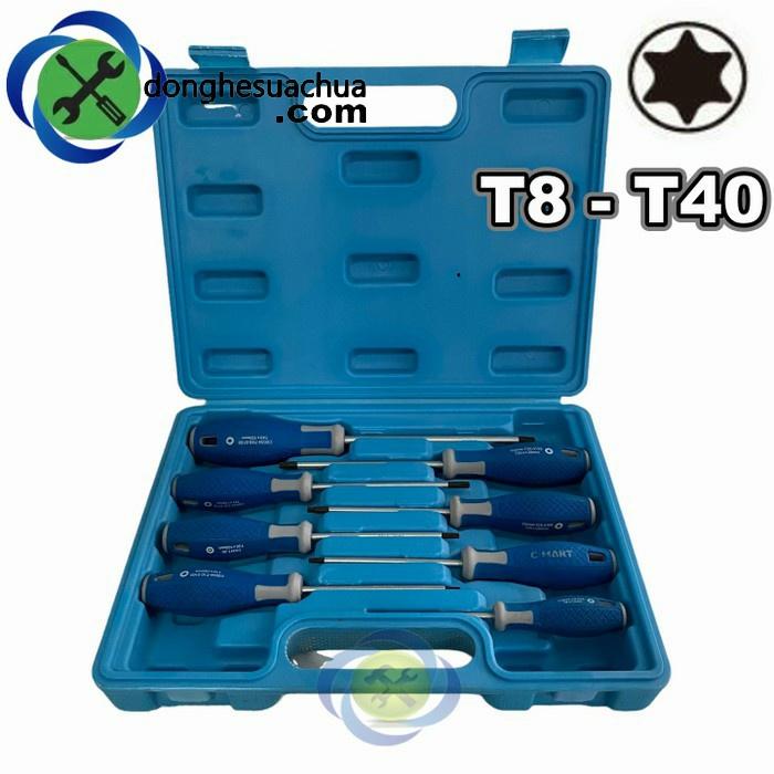 Bộ tua vít đầu sao 8 chi tiết C-Mart C0362