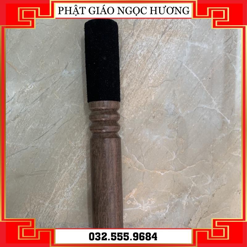 Dùi chuông xoay Nepal - Dùi gỗ bọc da cao cấp - singing bowl