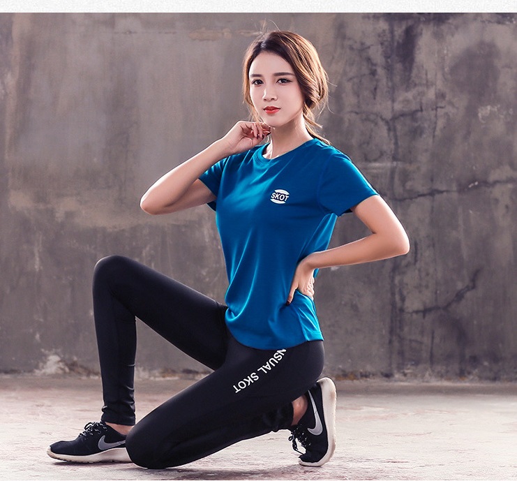 Set Bộ 3  đồ quần Legging áo thun thể thao nữ và áo ngắn ( Đồ Tập Gym, Yoga, Aerobic )