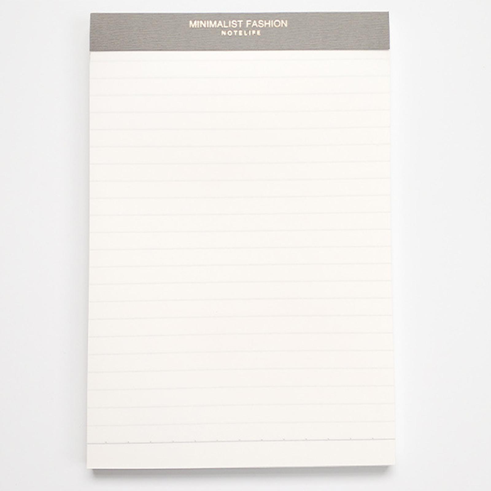 Journal Notebook 70 Sheet Paper Pads , DIY Stationery, School A5 Horizontal line