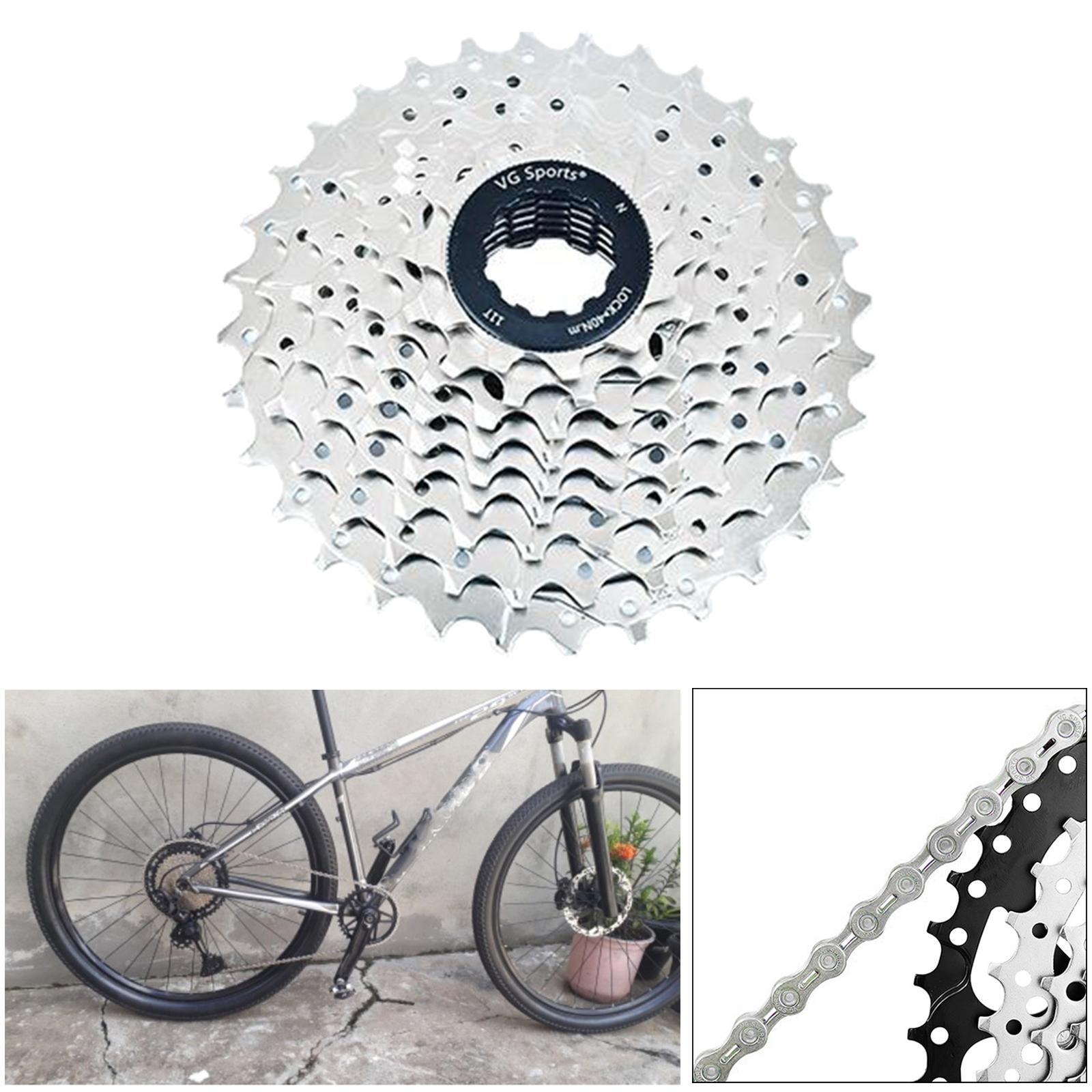 2xMTB 8 9 10 Cassete 11-25T/46T Cassette Freewheel 9 11-32T