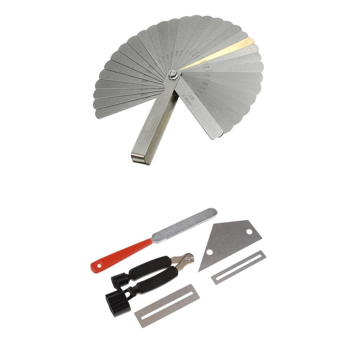 6x Guitar Supply Grinding Fret Rocker+Fret Fretboard Gauge