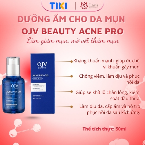 Dưỡng ẩm dành cho da mụn OJV BEAUTY ACNE PRO-GEL 50ml
