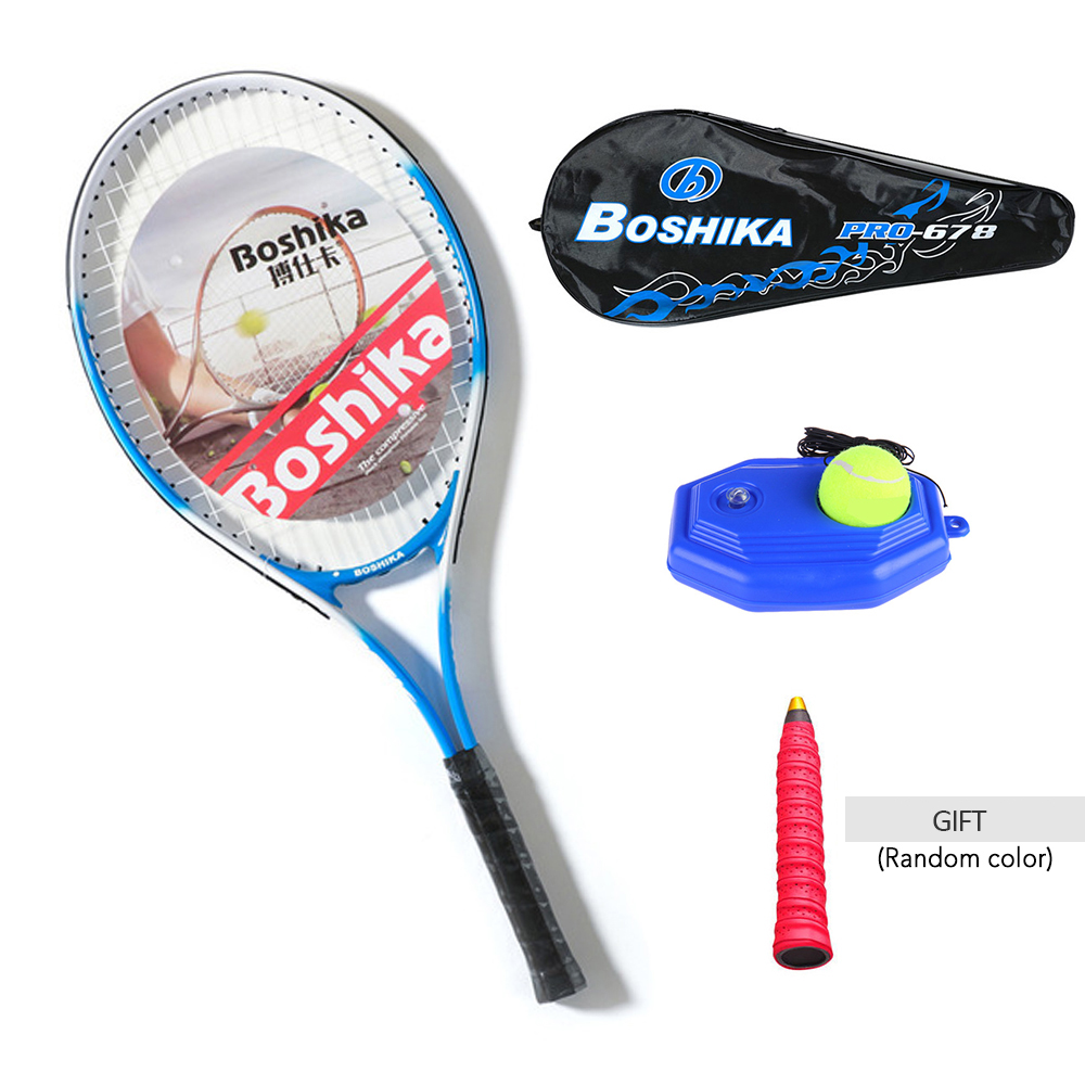 Vợt tennis hợp kim nhôm chống va đập nhẹ với túi đựng quần vợt tập luyện và cán vợt tennis