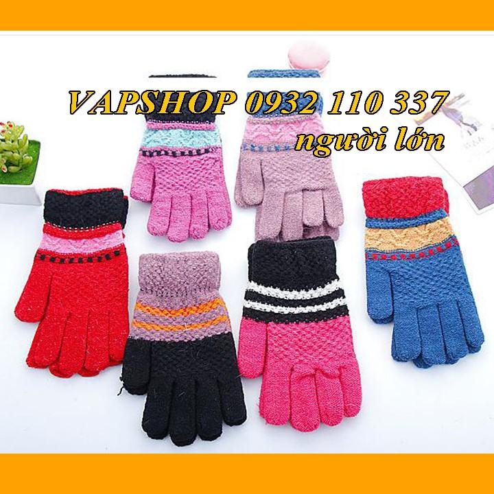 GĂNG TAY LEN NỮ NHIỀU MÀU, FREESHIZE, CỰC ẤM