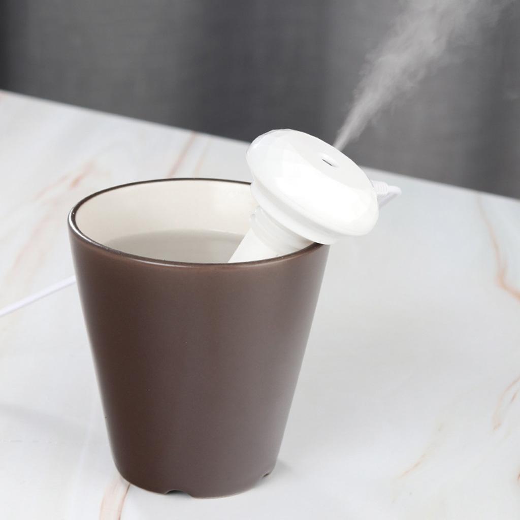 USB Mini Portable Water Bottle   Air Humidifier for  White