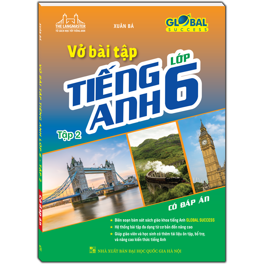GLOBAL SUCCESS - Vở bài tập tiếng anh lớp 6 tập 2
