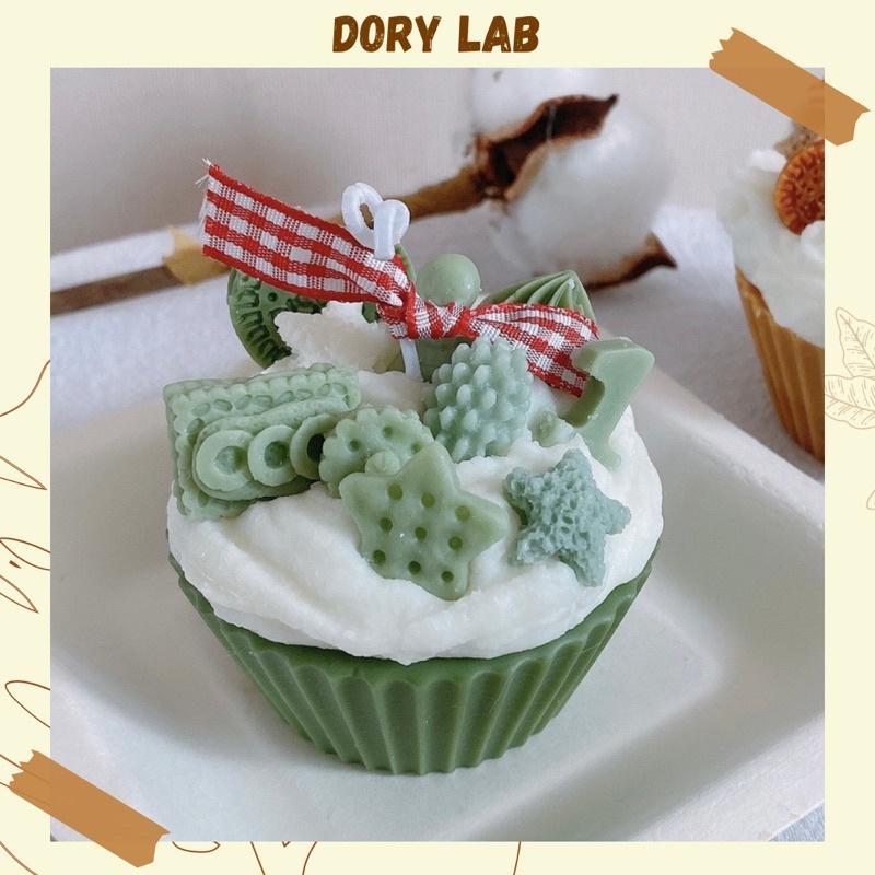 Nến Thơm Handmade Bánh Cupcake Gấu Con Không Khói- Dory Lab