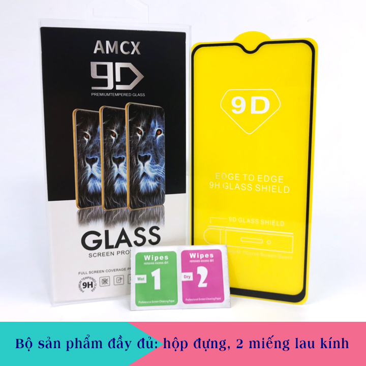 Kính Cường Lực cho Samsung Galaxy M20 - Full màn hình - Màu Đen - Hàng Chính Hãng