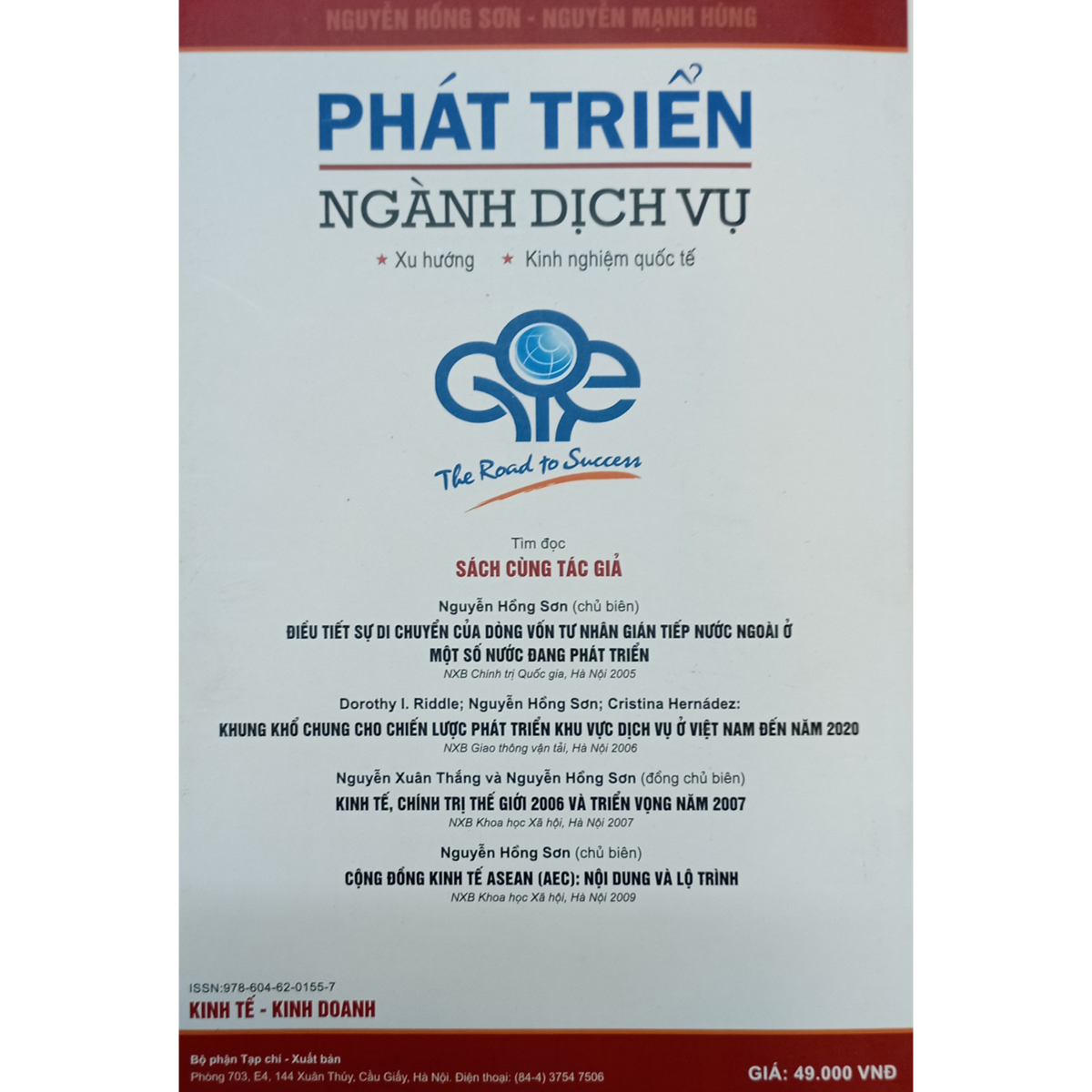 Phát triển ngành dịch vụ (Sách chuyên khảo)