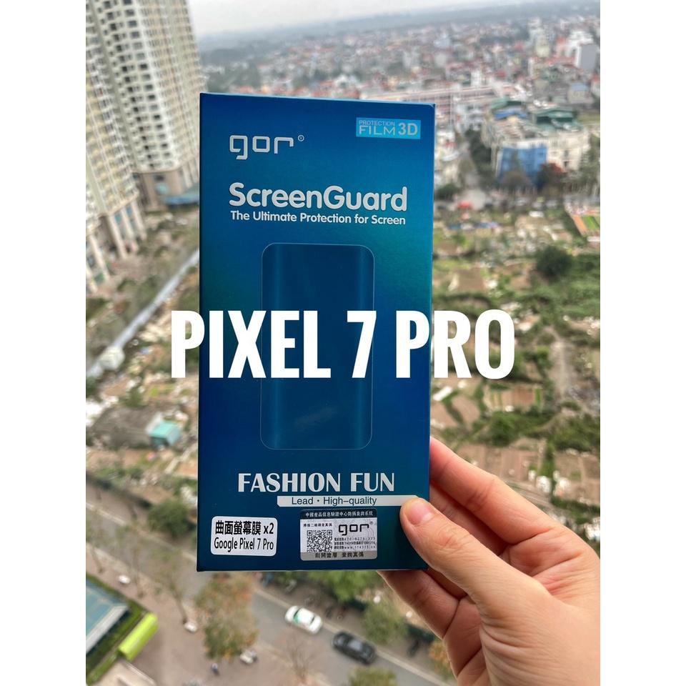Bộ 2 miếng Dán dẻo GOR cho Google Pixel 7 Pro trong suốt Hàng nhập khẩu