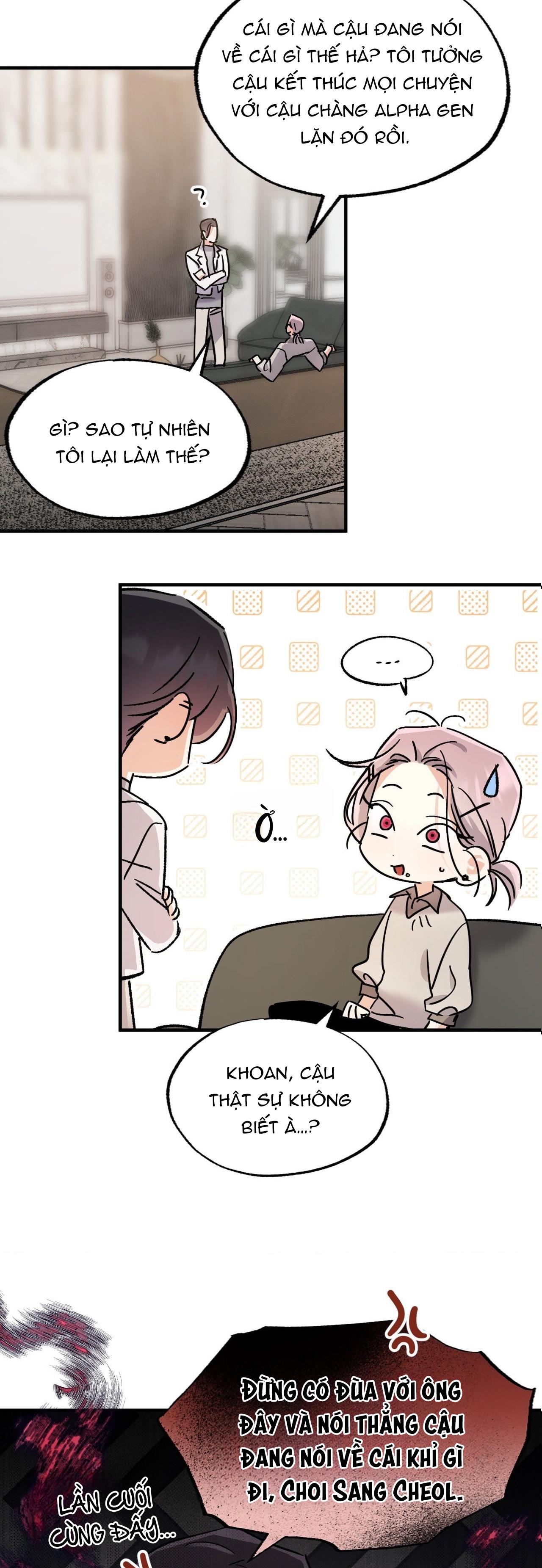 (abo) vũ trụ nơi em xuống chapter 11 12