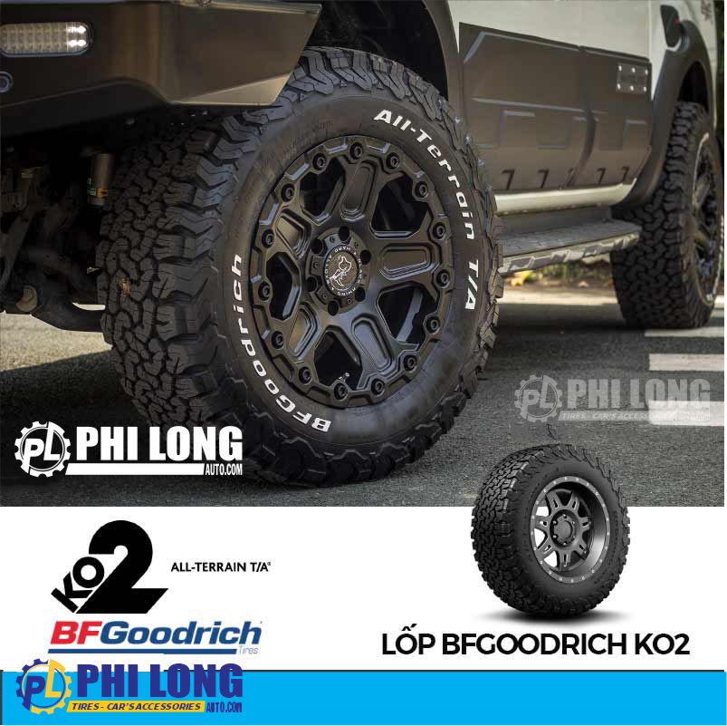 LỐP BFGOODRICH ALL-TERRAIN T/A KO2 LT255/70R16 (MADE IN THAILAND)