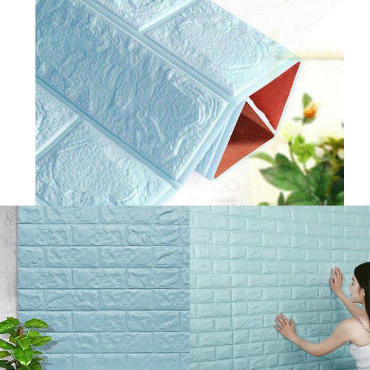 COMBO 10 Miếng xốp dán tường 3D giả gạch khổ lớn