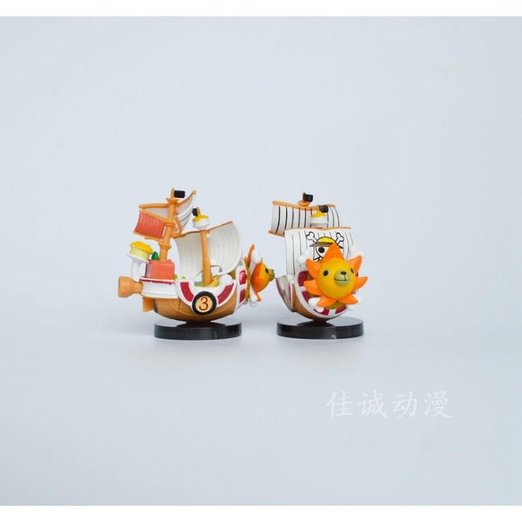 Mô hình thuyền Thousand Sunny và Going Merry trong One Piece dạng thu nhỏ