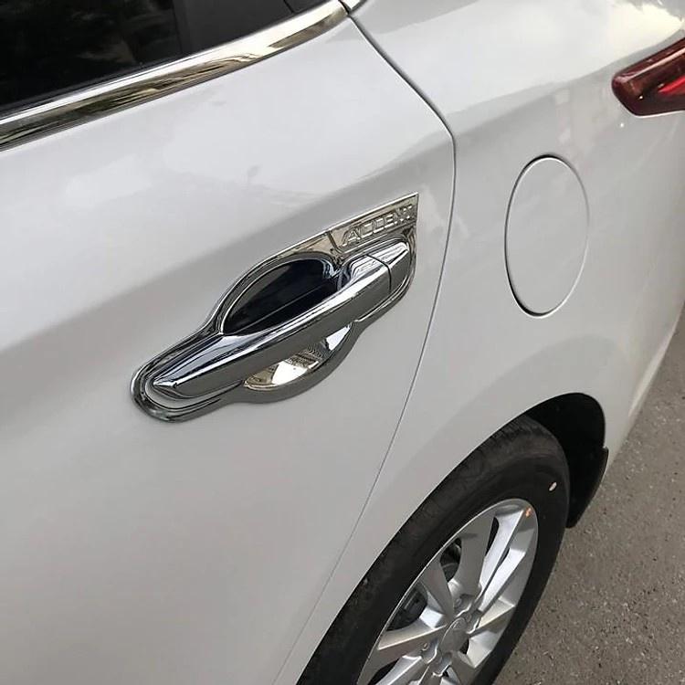 Ốp Tay Cửa Và Hõm Cửa Xe Hyundai Accent 2018 đến 2023 Mạ Crom Cao Cấp, Chống xước tay cửa làm đẹp cho xe