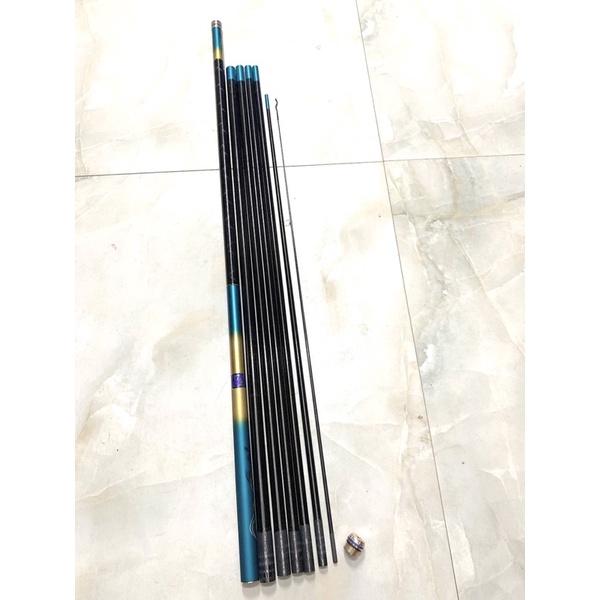 Cần câu tay GW 7H dài 6m3 hàng loại 1 chính hãng tải cá 1 đến 9kg xanh ngọc cao cấp