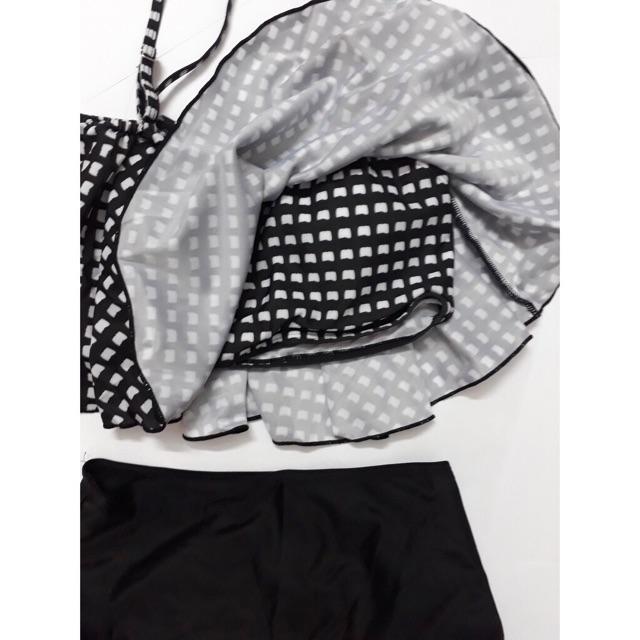 Bikini 2 mảnh _ họa tiết kẻ caro hàng Quảng Châu cao cấp