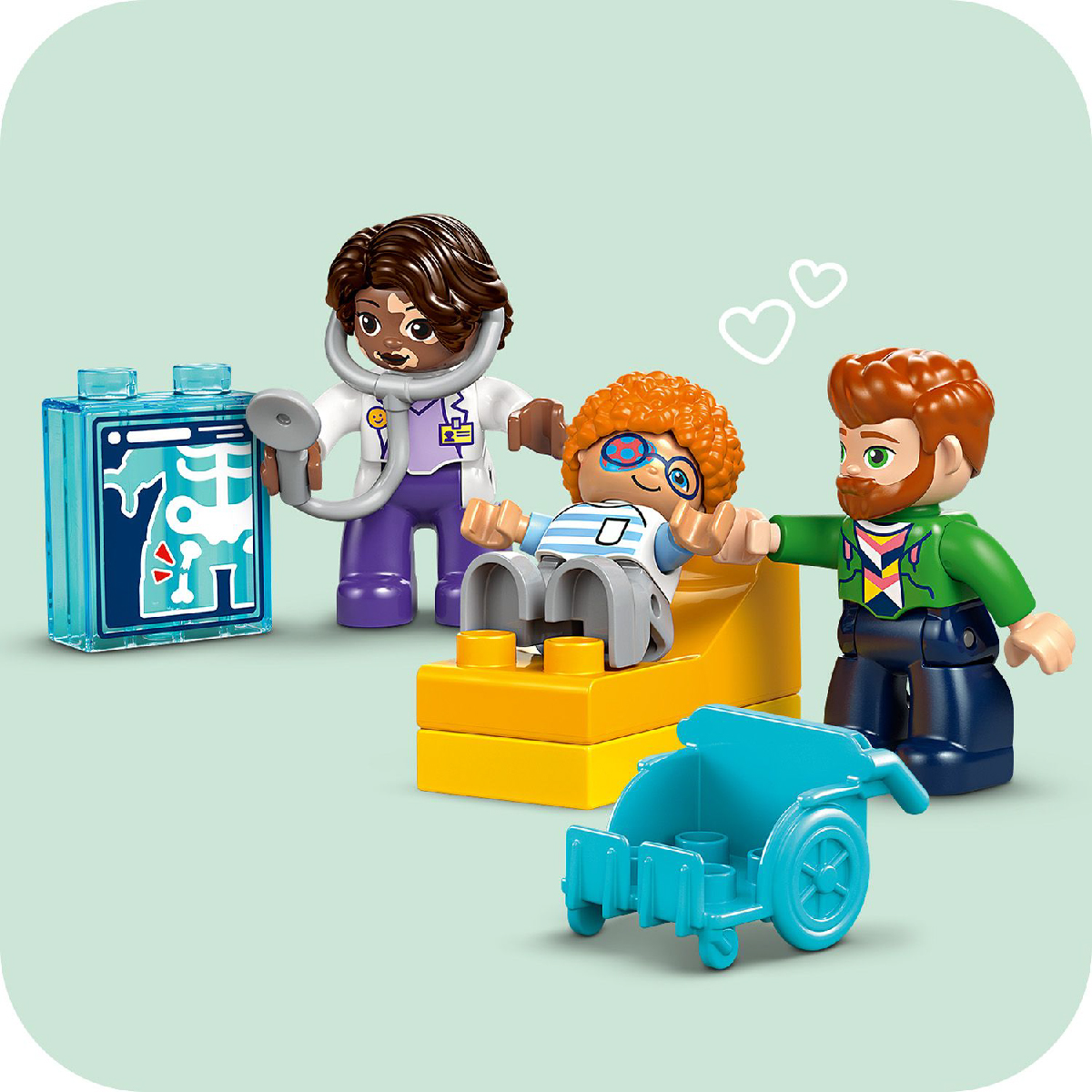 LEGO DUPLO 10449 Đồ Chơi Lắp Ráp Phòng Khám Bác Sĩ (65 Chi Tiết)