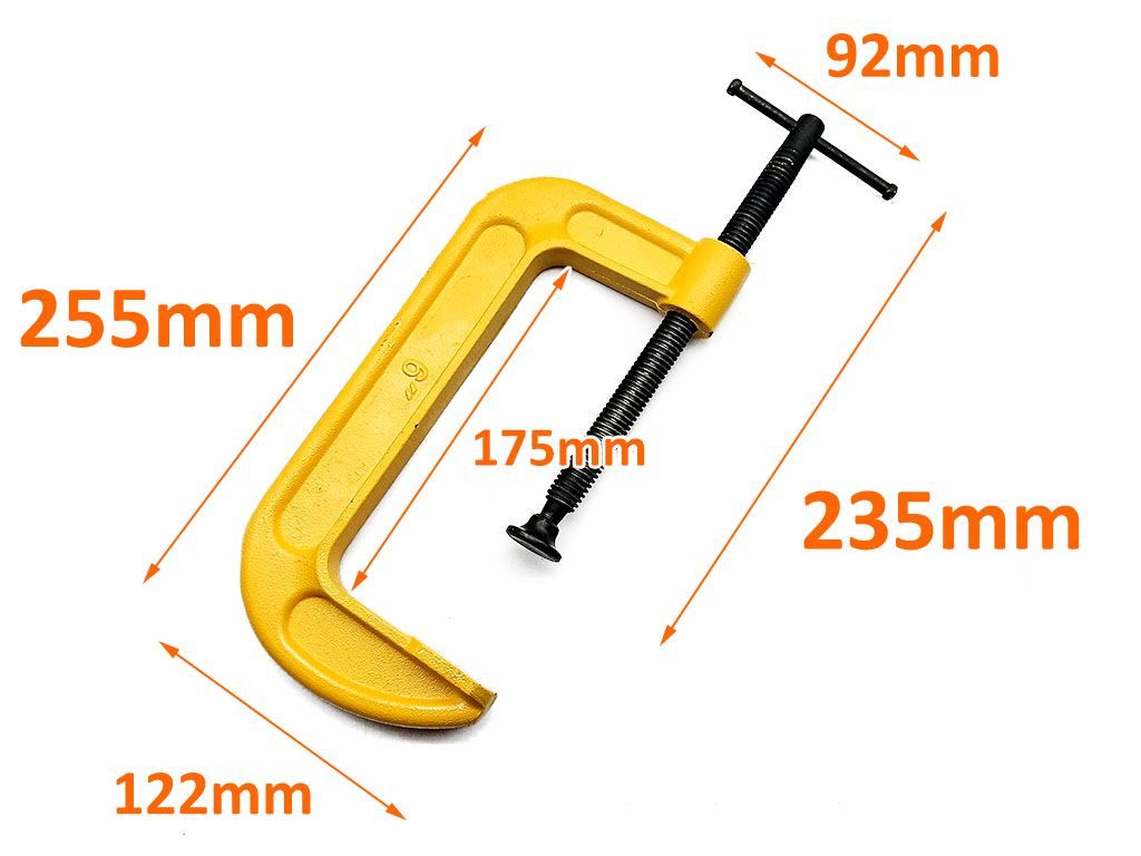Cảo đúc chữ C cực khỏe hiệu 6 inch
