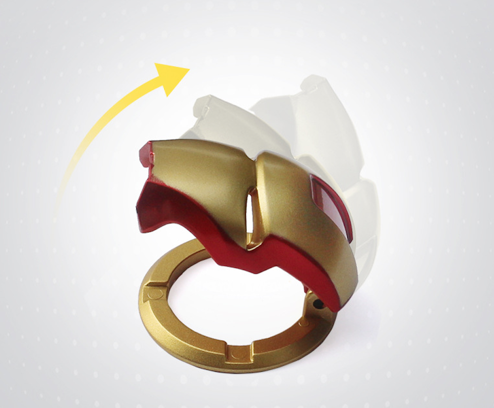 Miếng Dán Trang Trí NÚT KHỞI ĐỘNG XE ô tô - Tránh Vô Tình Chạm Nhầm | Hình IRON MAN Vui Nhộn