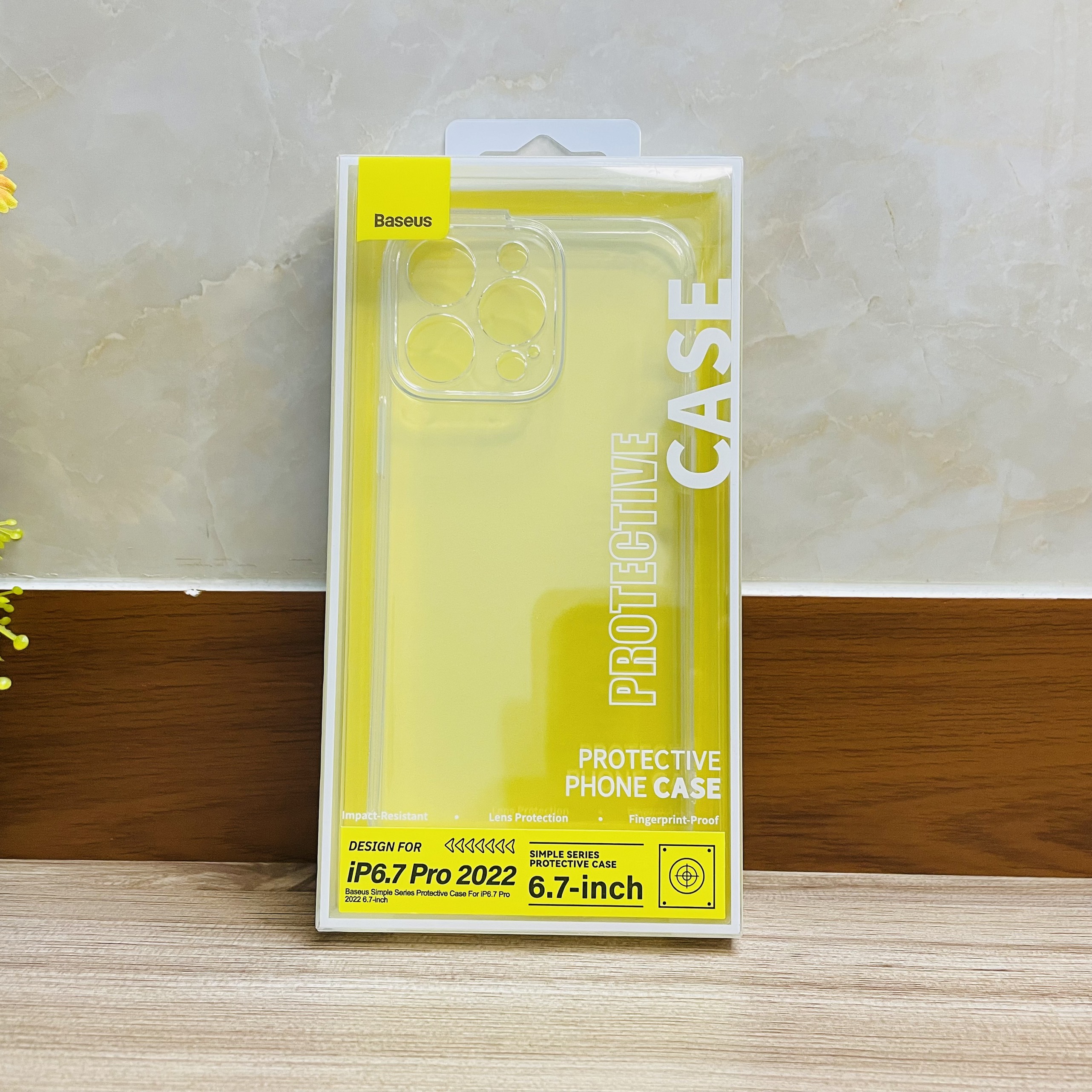 Ốp lưng Baseus dẻo trong dành cho iPhone 14 Pro Max - hàng chính hãng