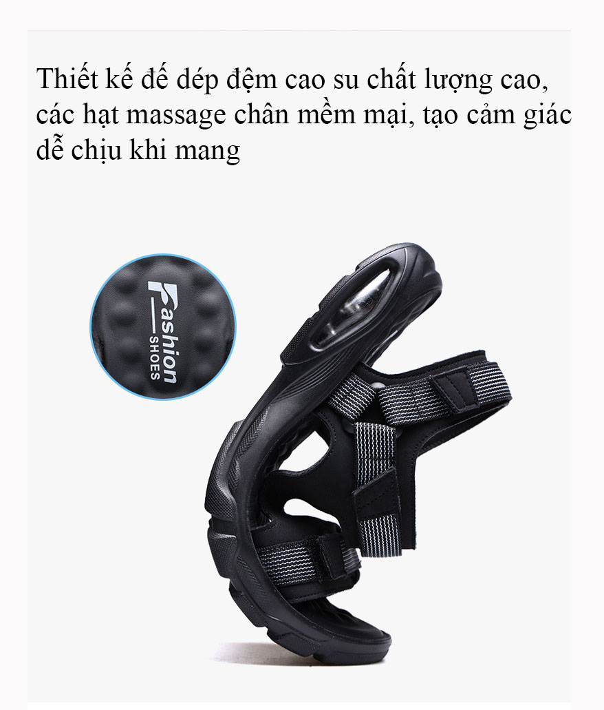 Giày sandal/ dép quai hậu thời trang nam đế mềm nhẹ thoáng khí êm phiên bản Hàn Quốc mã 58019-S, mã 58432, mã 58020