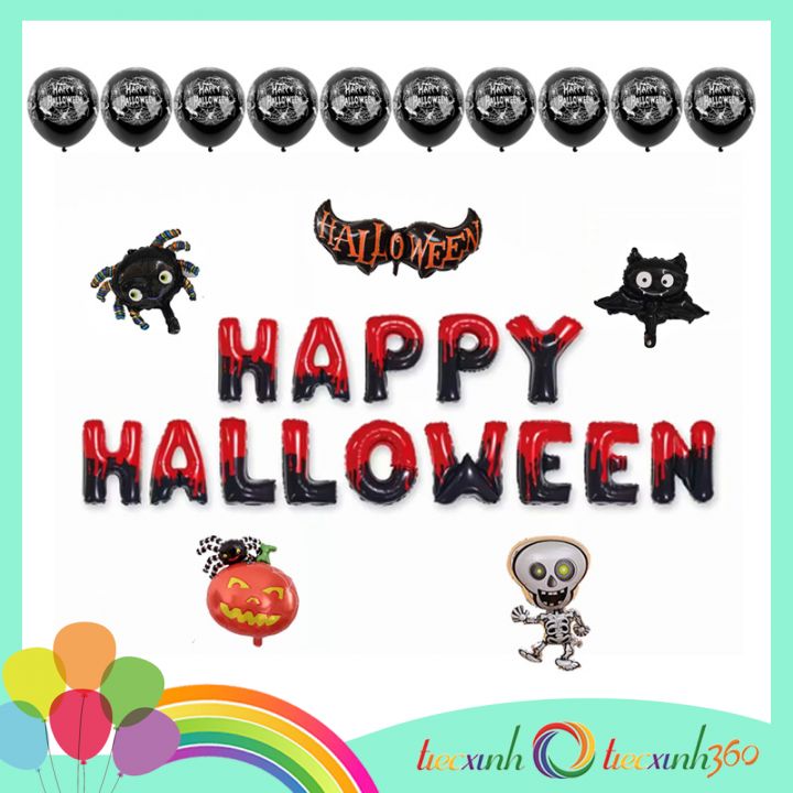 Bộ bong bóng trang trí Halloween size mini random